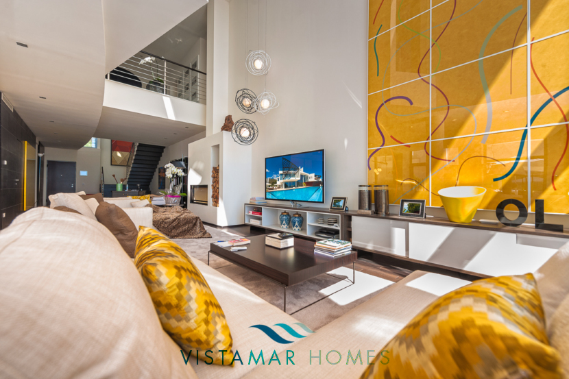 Large and Modern Living Rooms · VMD010 Luxury Apartments Sierra Blanca Marbella