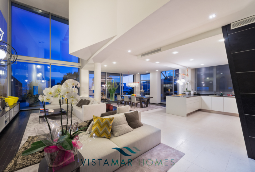 Large and Modern Living Rooms · VMD010 Luxury Apartments Sierra Blanca Marbella