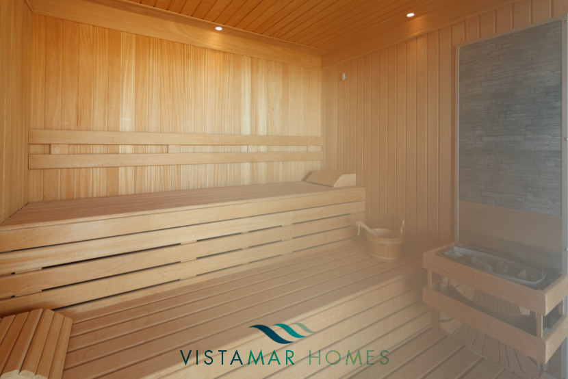 Sauna at the Wellness Centre · VMV010 Exclusive Residential Homes in Benahavis