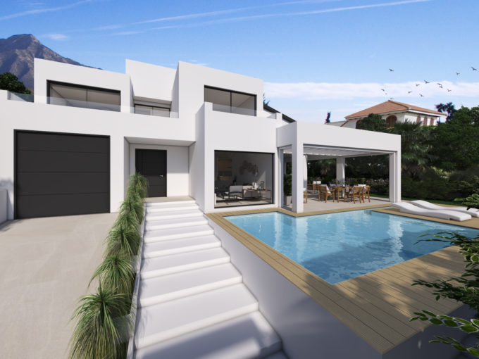 Brand new Contemporary villa in Marbella town